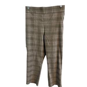 Simply Vera Vera Wang Plaid Ankle Pants - Brown